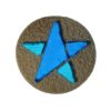 Dalle Etoile bleue diam 16 cm 2