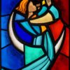 vitrail traditionnel,vitrail au plomb,Vitrail,Chartres,galerie du vitrail,vitraux,vente de vitraux en ligne, centre,eure et loir,eure et loire, cathédrale, Jacques Loire, Gabriel Loire, ange