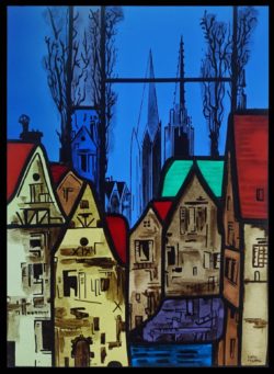 vitrail traditionnel,vitrail au plomb,Vitrail,Chartres,galerie du vitrail,vitraux,vente de vitraux en ligne, centre,eure et loir,eure et loire, cathédrale, Jacques Loire, Gabriel Loire