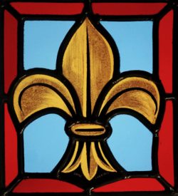 vitrail traditionnel,vitrail au plomb,Vitrail,Chartres,galerie du vitrail,vitraux,vente de vitraux en ligne, centre,eure et loir,eure et loire, cathédrale, fleur de lys, roi