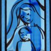vitrail traditionnel,vitrail au plomb,Vitrail,Chartres,galerie du vitrail,vitraux,vente de vitraux en ligne, centre,eure et loir,eure et loire, cathédrale, vierge, Marie, vierge à l'enfant