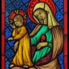 vitrail traditionnel,vitrail au plomb,Vitrail,Chartres,galerie du vitrail,vitraux,vente de vitraux en ligne, centre,eure et loir,eure et loire, cathédrale, Jacques Loire, Gabriel Loire, vierge, vierge à l'enfant, christ