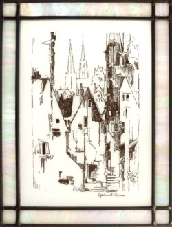 vitrail traditionnel,vitrail au plomb,Vitrail,Chartres,galerie du vitrail,vitraux,vente de vitraux en ligne, centre,eure et loir,eure et loire, cathédrale, Jacques Loire, Gabriel Loire
