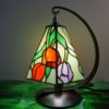 Vitrail,Chartres,lampe Tiffany,lampe vitrail,galerie du vitrail,vitraux,vente de vitraux en ligne, centre,eure et loir,eure et loire, fleur, fleurs, art deco, art nouveau