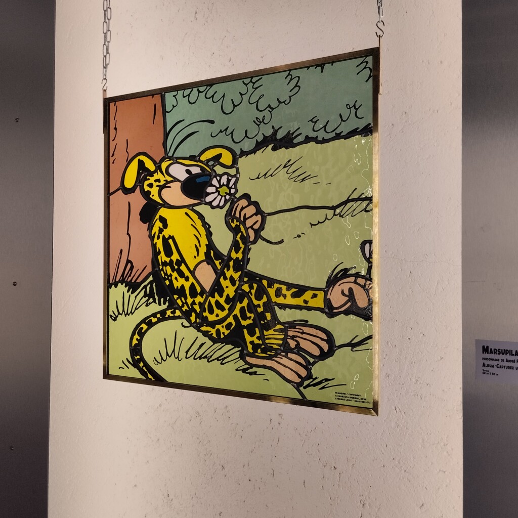 Exposition Les Héros de la BD en vitrail, Marsupilami
