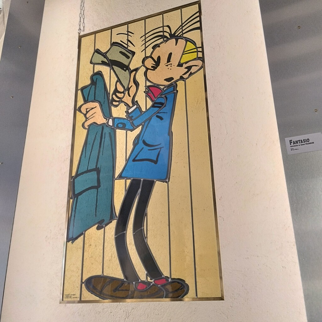Exposition Les Héros de La BD en vitrail, Fantasio